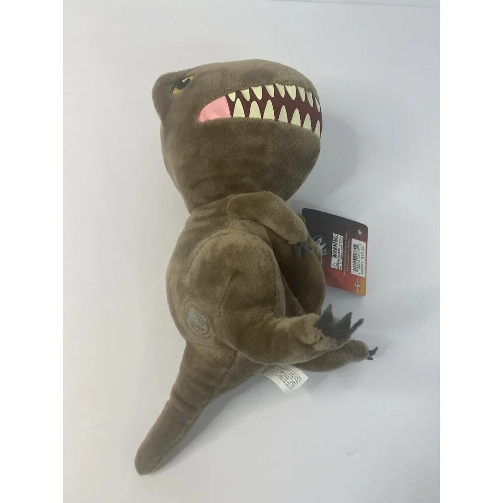Universal Studios Jurassic World‎ T-Rex Brown Dinosaur  Plush Toy W Tag